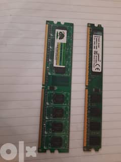 2 x 2GB DDR2 RAM 0