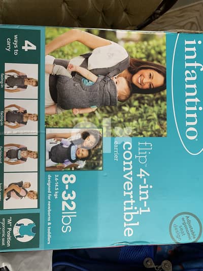 Infantino flip 4 in 1 baby carrier شيالة اطفال