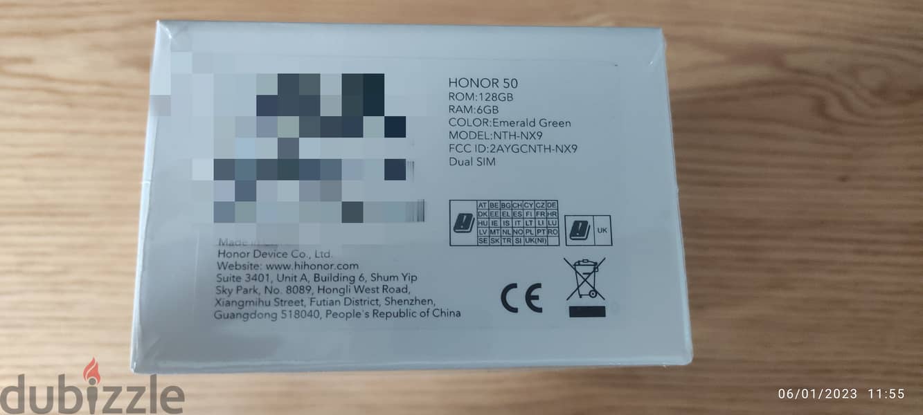 Honor 50 5G VLOG Phone, 128GB ROM, 6GB RAM, Emerald Green 3