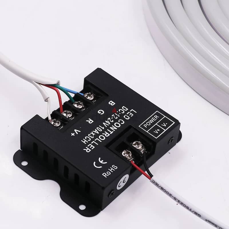 RGB LED controller with wireless touch remote 3