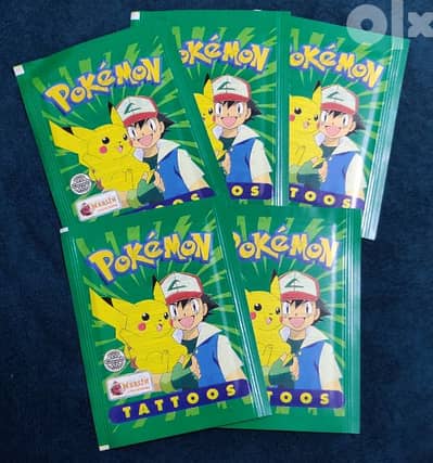 Pokemon Tattoo بوكيمون تاتو - ٥ باكيت