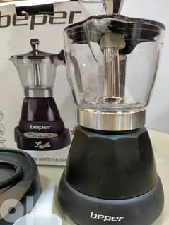 ماكينة صنع القهوه الاسبريسو بالكهرباء وبها تايمر لتحضير القهوة 0