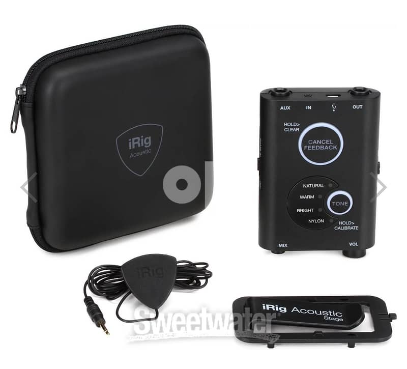 HK irig acoustic stage pickup and preamp system for acoustic guitar 0