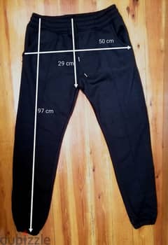 Two Sweat pants (Black and Dark blue)