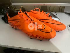 nike hypervenom total orange football shoes size 45 0