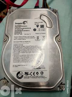 hard disk 500 GB seagate هارد ٥٠٠ جيجا سي جات