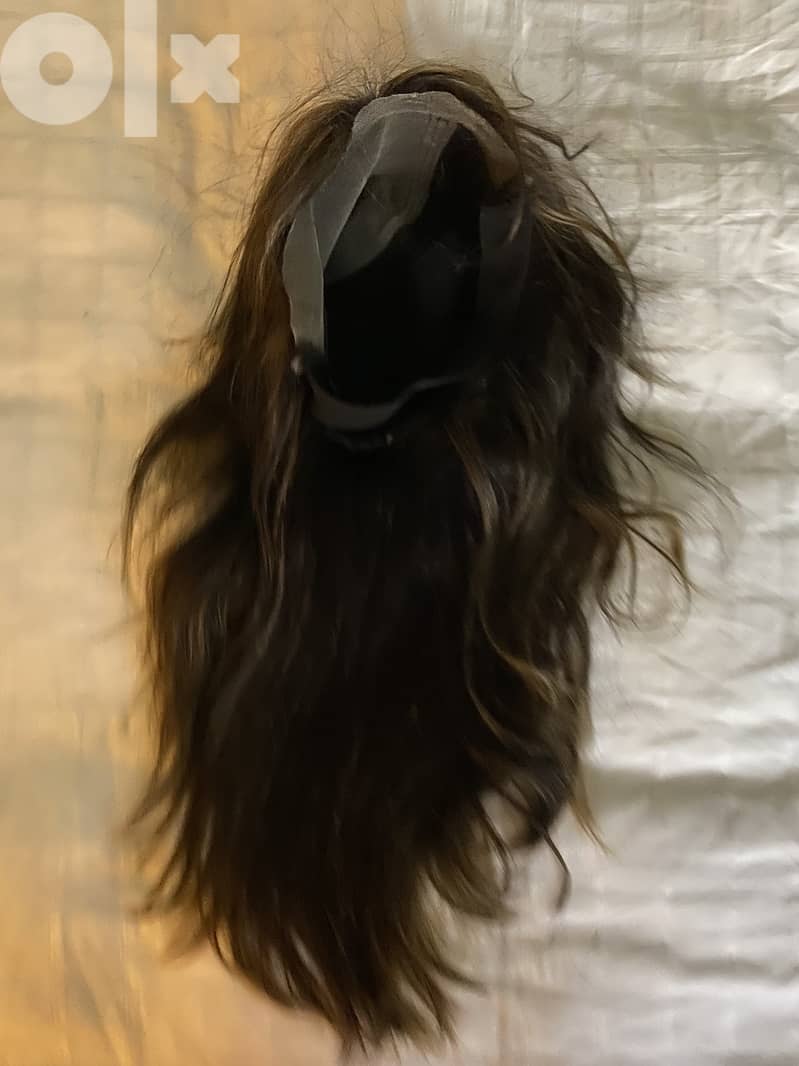 brown natural wig 1