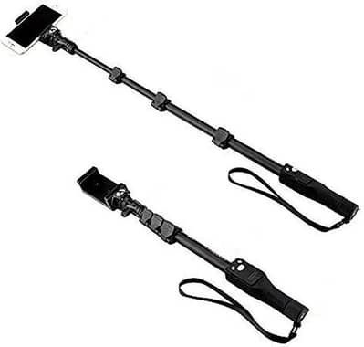 selfie stick with remote ثلاثة مستويات للتحكم بالطول