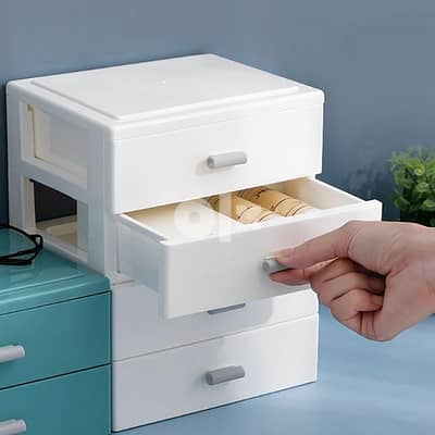 desk organizer with drawers منظم للمكتب بأربع ادراج