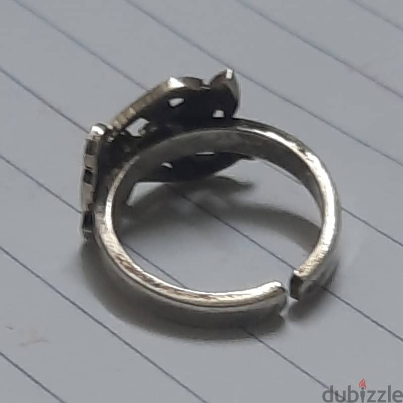 Silver ring (يسرا) 2