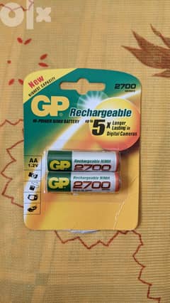 GP rechargeable battery  - AA – 2 items بطارية قابلة للشحن GP - AA - 2 0