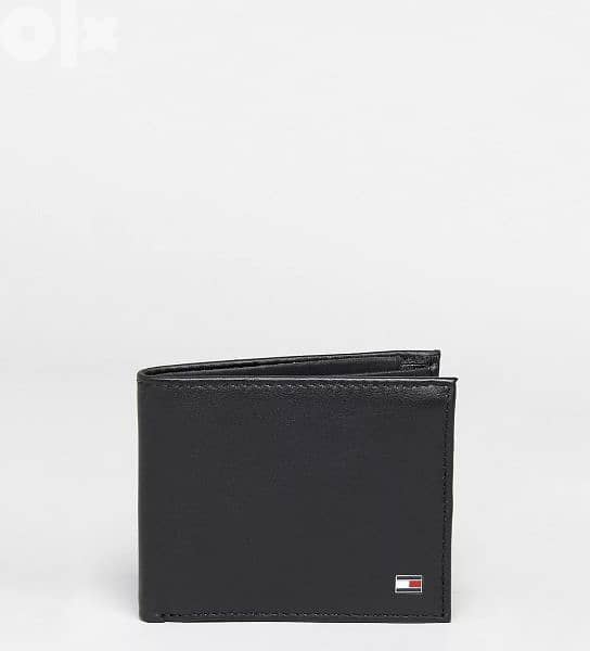 tommy hilfiger leather wallet محفظة تومي اصلية جلد طبيعي 3