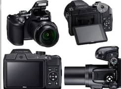 كاميرا Nikon Coolpix b500 (لون اسود ، شاحن البطاريه ، شنطه كاميرا) 0