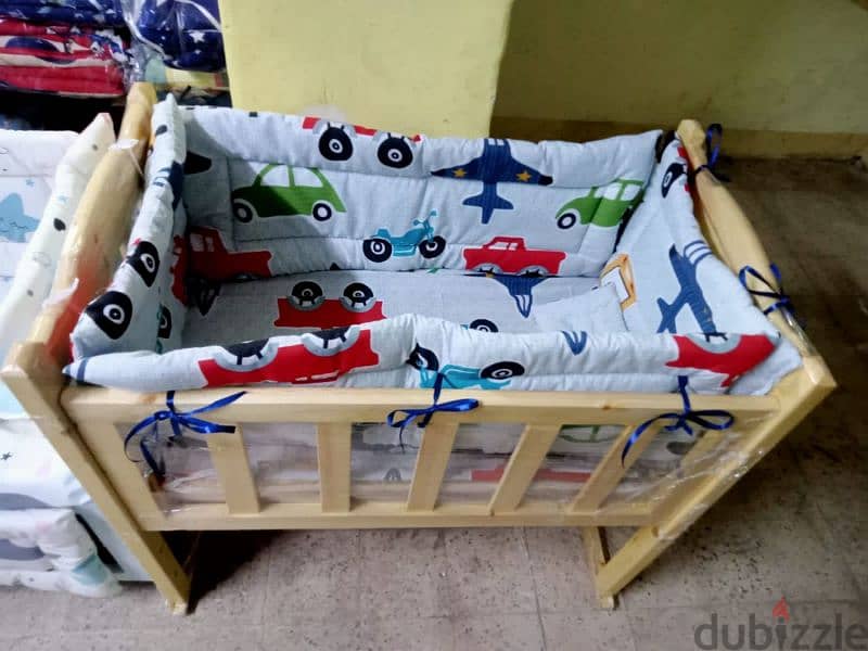 سرير اطفال خشب موسكى ممتاز نمره 1 مستويين 1