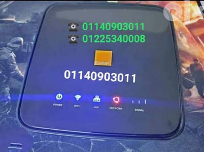 روتر اورانج هوم 4G مستعمل بحالة ممتازة شغال كل الشبكات المصرية الاربعة