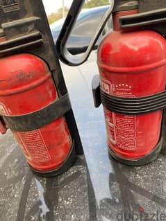 fire extinguisher  لم تستخدم طفاية حريق