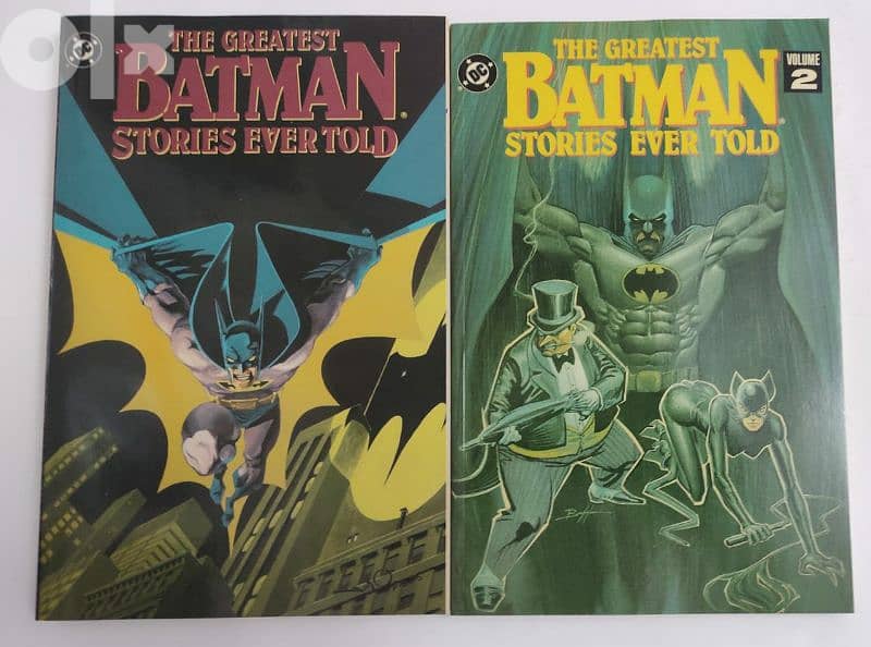 Batman Greatest Stories Ever Told 1 & 2 Comics مجلدات كوميكس باتمان 0