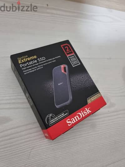 Sandisk 2Tb Extreme Portable SSD 1050Mb/S - Usb-C, Usb 3.2 Gen 2