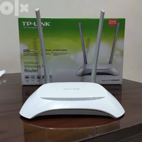 TP-LINK MODEL no:TL-WR840N راوتر تقويه 0