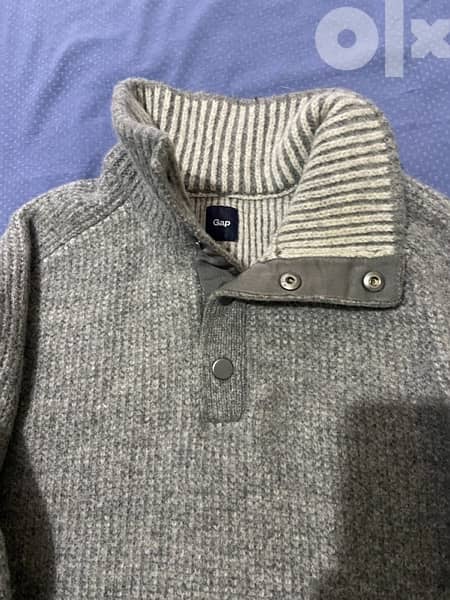 Gap pullover original for sale light gray very good condition 2