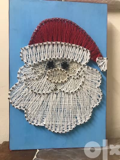 تابلوه بابا نويل String Art