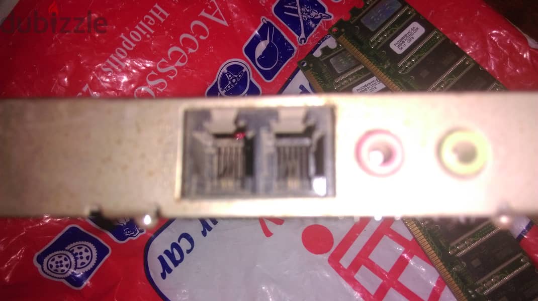 Fax card and 2 RAMs 2