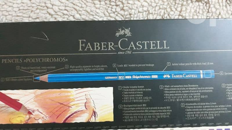 FABER-CASTELL POLYCHROMOS 120 COLORING PENCILS 5