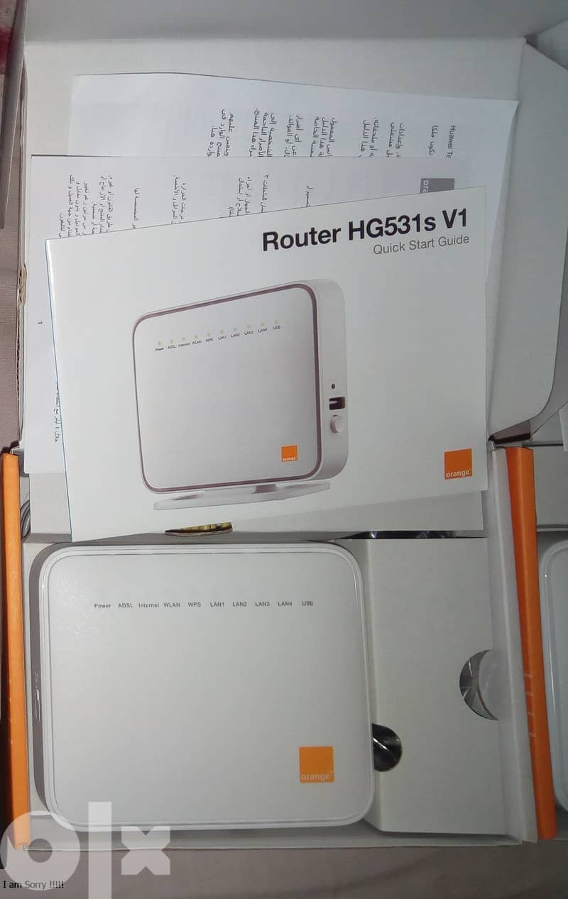 روتر هواوي HG531S ADSL 2 جديد زيرو لم يستخدم 3