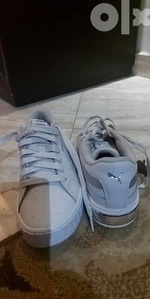 shose puma original white new size 39 1