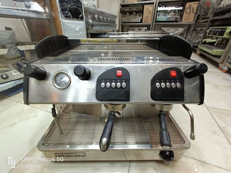 ماكينه قهوه اسبرسو 2 هاند و3 ايطالي واسباني معدات كافيه ومطعم 4