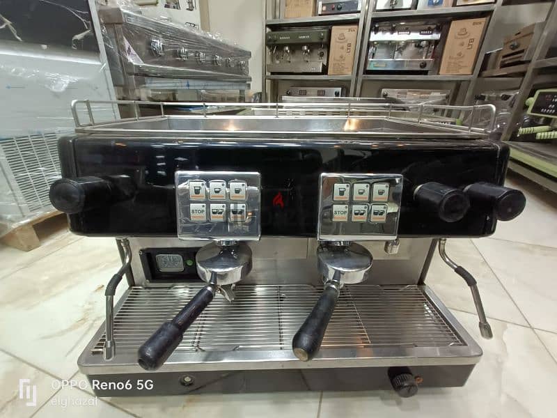 ماكينه قهوه اسبرسو 2 هاند و3 ايطالي واسباني معدات كافيه ومطعم 5