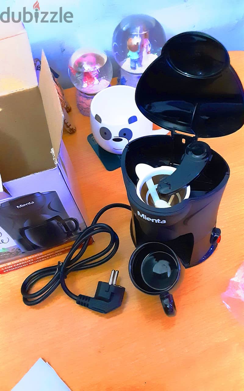ماكينة صنع القهوة أونو بكوب واحد 0.5 لتر 300 وات CM31416A أسود 4