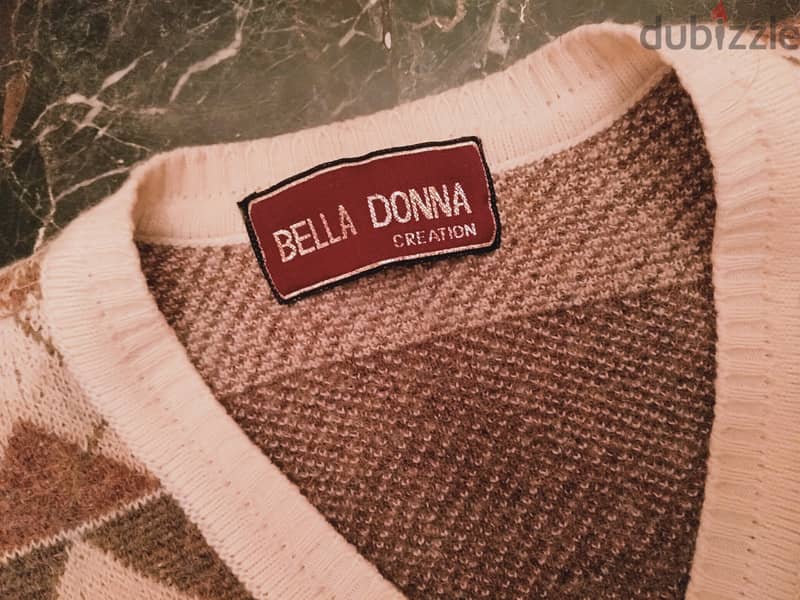 بلوفر صوف 100% ماركة ( Bella Donna ) وارد الخارج XXL 11