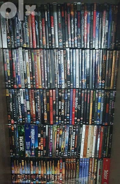 250 DVD movies  almost New