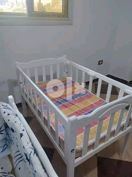 سرير اطفال خشب زان احود انوعةالخشب بسعر الجمله 5