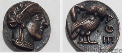 تحفة نادرة  و مميزة عملة الملك اسكندر و الشهيرة بالبومة 240سنة ق. م 0