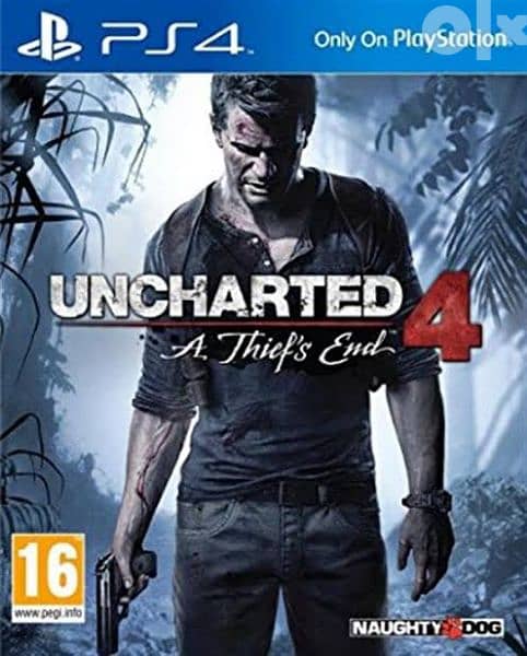 Uncharted 4 PS4 game لعبة بلايستيشن 0