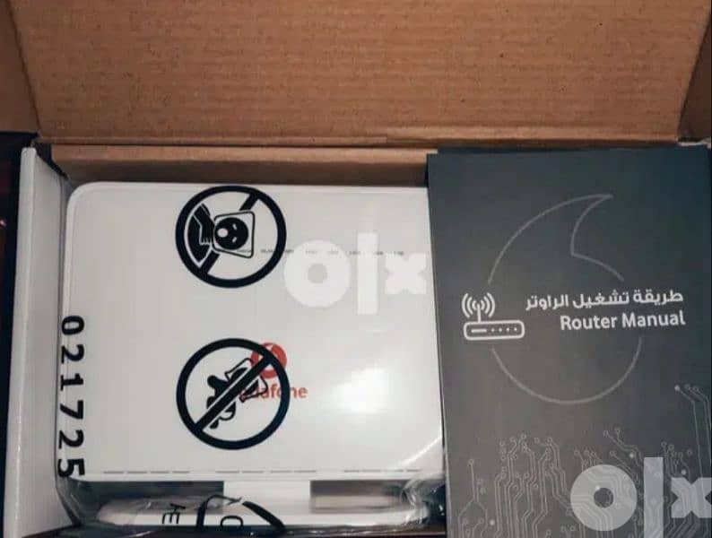 راوتر فودافون هاواوي DG 8045 VDSL-4G VOX ليس مستخدم 3