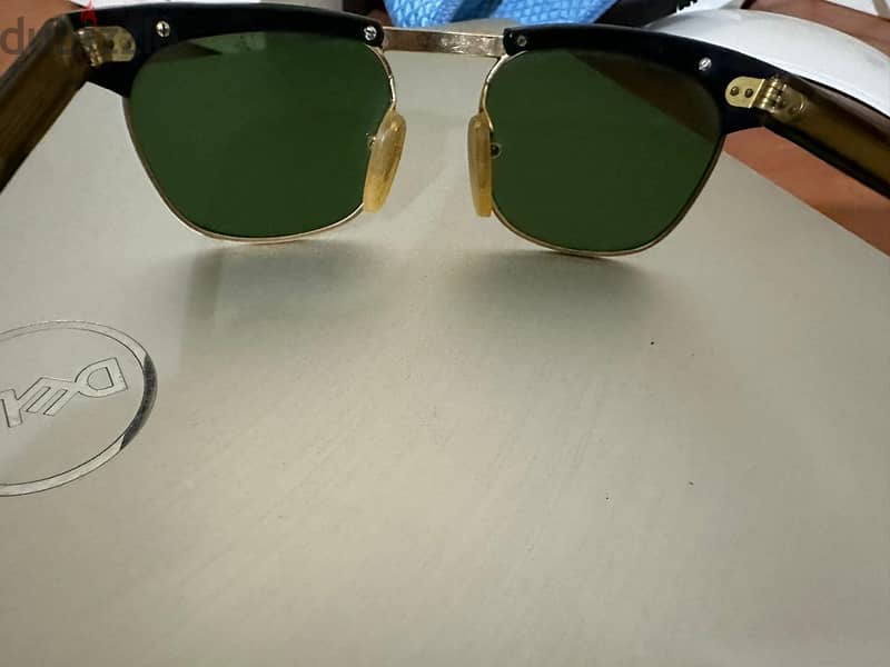 sunglasses clubmaster gold plated small نضارة شمس مطلية دهب سمول 4