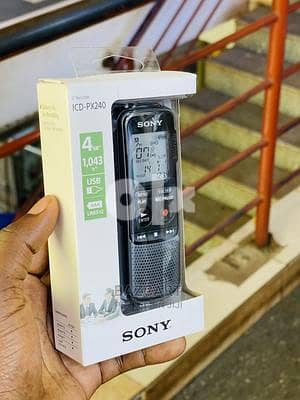 Sony Voice Recorder (4GB, ICD-PX240)مسجل صوت سونى اصلى بسعر رائع 12