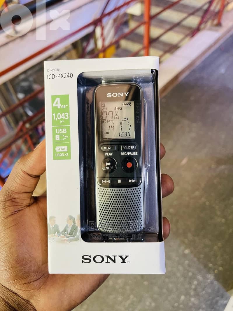 Sony Voice Recorder (4GB, ICD-PX240)مسجل صوت سونى اصلى بسعر رائع 13