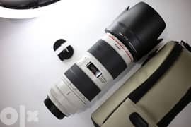 lens canon EF 70-200 F2.8 V3 لم تستخدم بنص السعر 0