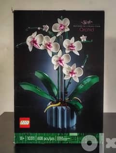 مجموعة بناء ديكور نباتات اوركيد 10311 من ليجو (608 قطعة)- LEGO Icons 0