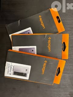 3 Spigen Cases for Galaxy S8 - كفرات سبيجن لسامسونج جلاكسي اس ٨