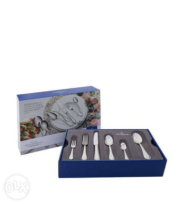 Brand New 68 piece Sealed Villeroy & Boch Mademoiselle cutlery set 2