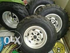 4 Tires wheels Dunlop For Beach Buggy 0