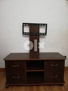 TV table with built-in stand
