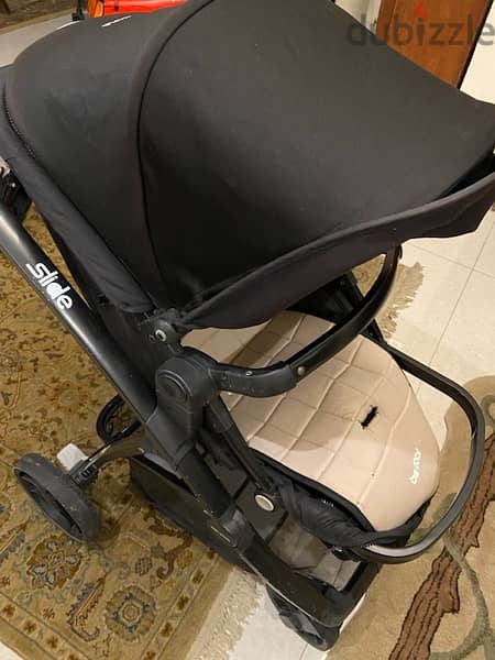set stroller and carry cot 0