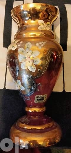 Original Bohemia Hand Made Vase 0