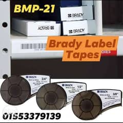شرائط ليبل برادى Brady Label tape BMP21 0